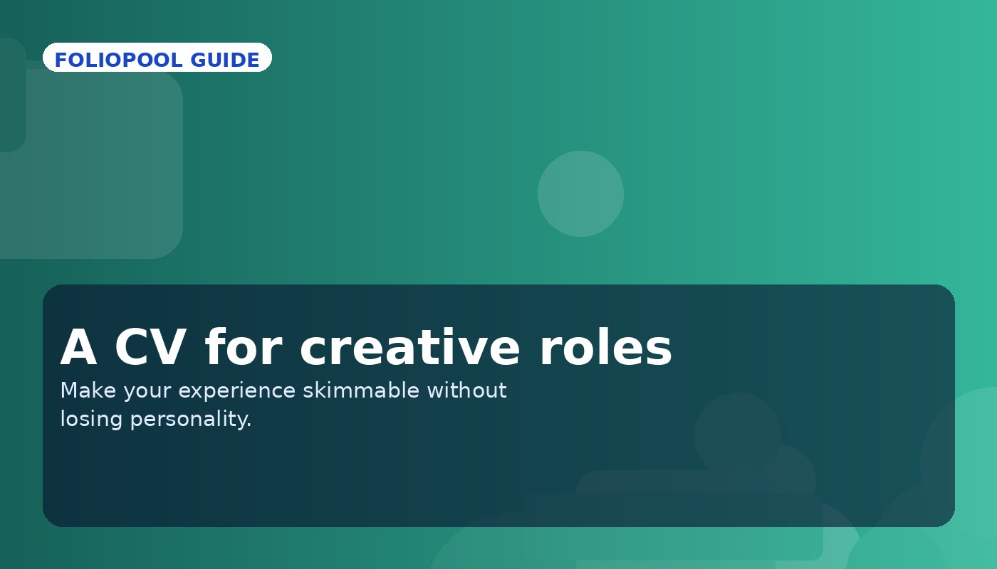 FolioPool Blog cv